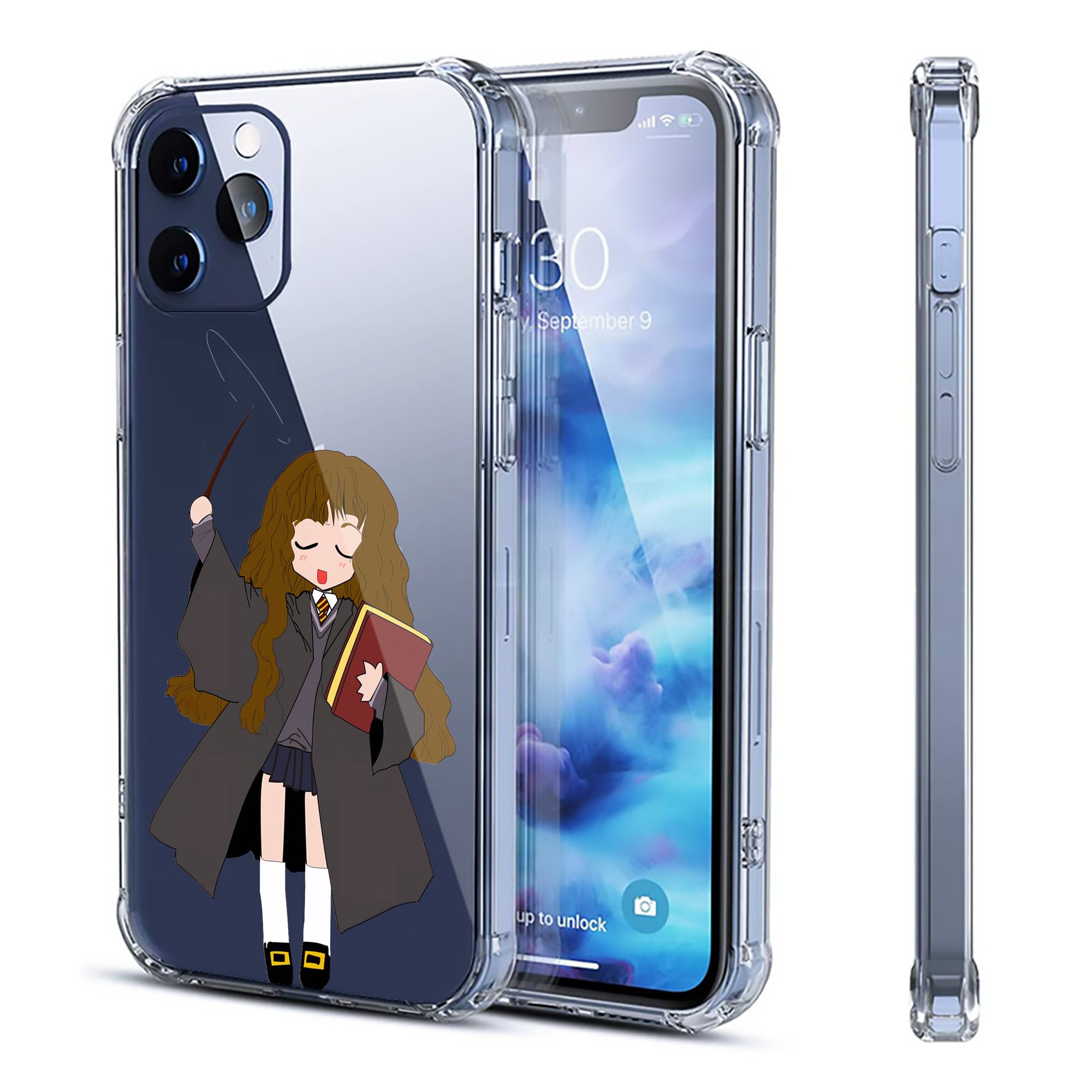 （画像用） Harry Potter ハリー・ポッターシリーズ 【iPhone 12シリーズ対応】透明スマホケース（クリアソフトケース）